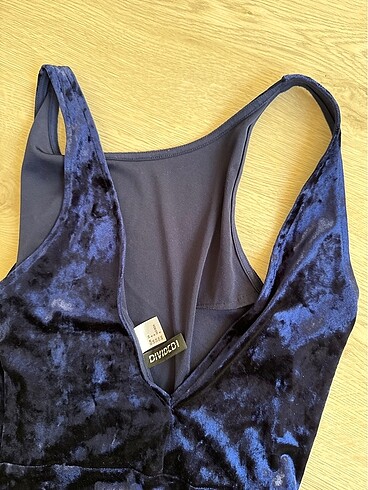 34 Beden H&M kadife mini elbise