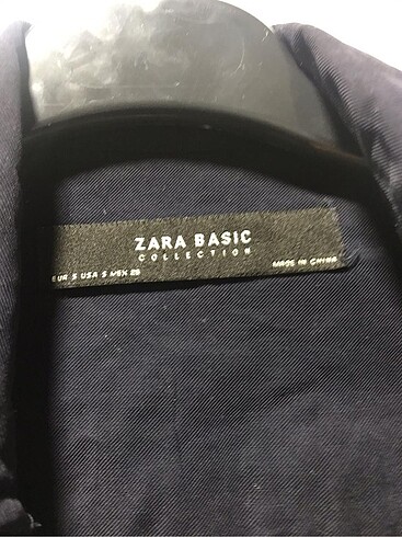 s Beden lacivert Renk Zara ceket parka