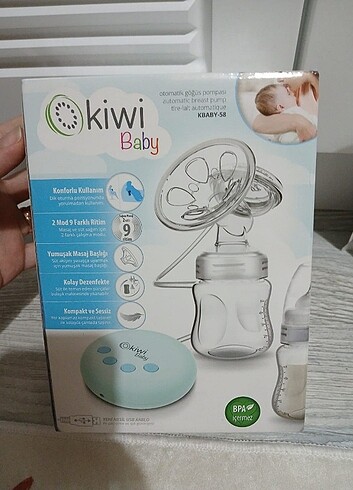 Kiwi baby süt sağma makinası ve pompa