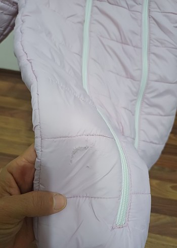 Kız Bebek Pembe Kapüşonlu Tulum - Görsel 5