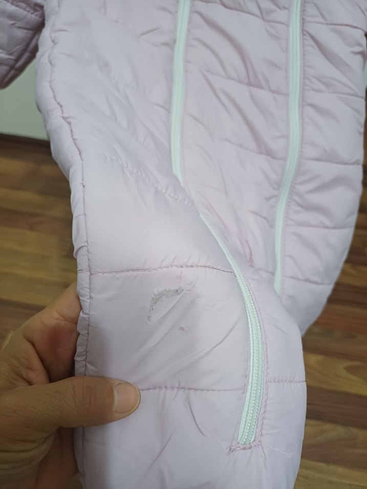 Kız Bebek Pembe Kapüşonlu Tulum - Görsel 5