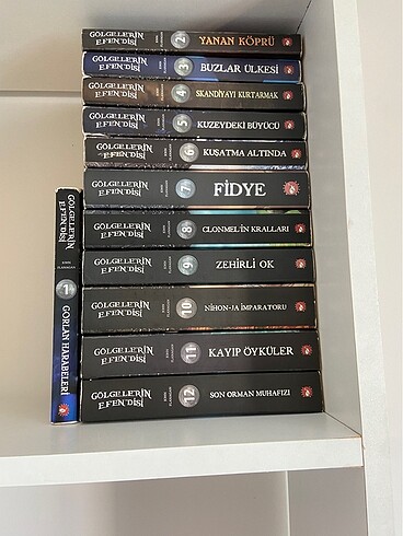 Gölgelerin efendisi kitap set