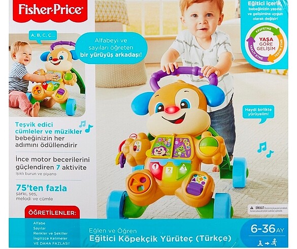Fisher Price Fisher Price Eğitici Köpekçik Yürüteç