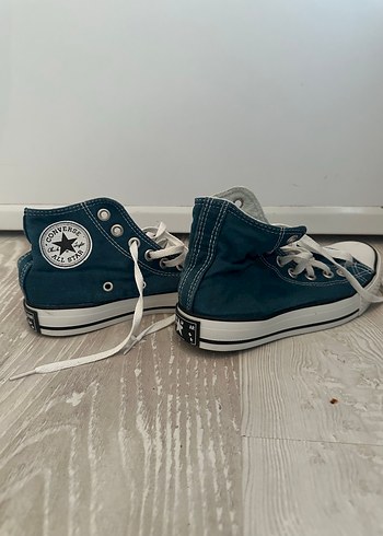 Converse Kadın petrol Mavi yeşil Denim Converse Sneakers