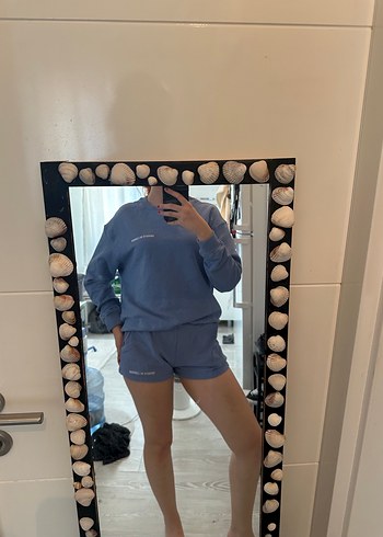 Diğer grimelange Mavi Kısa Sweatshirt şort takım