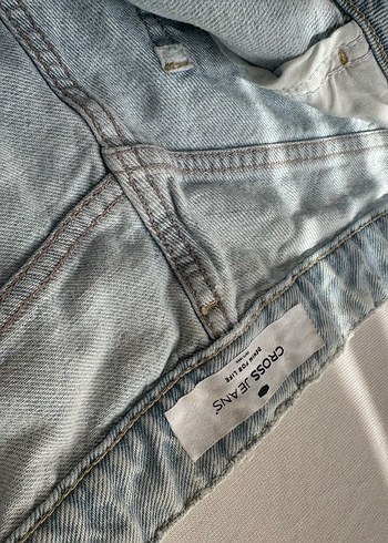 28 Beden cross jeans Kadın mavi Mini Denim Şort