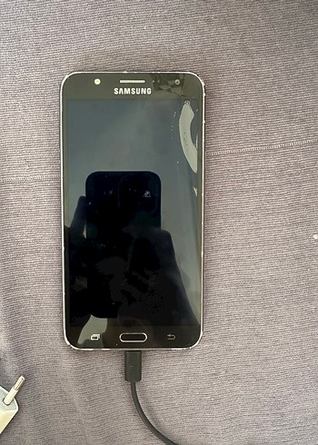 siyah Samsung Galaxy j7 Android Telefon