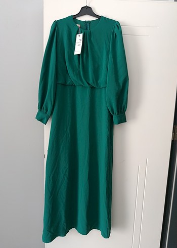 krep kumaş elbise - Görsel 2