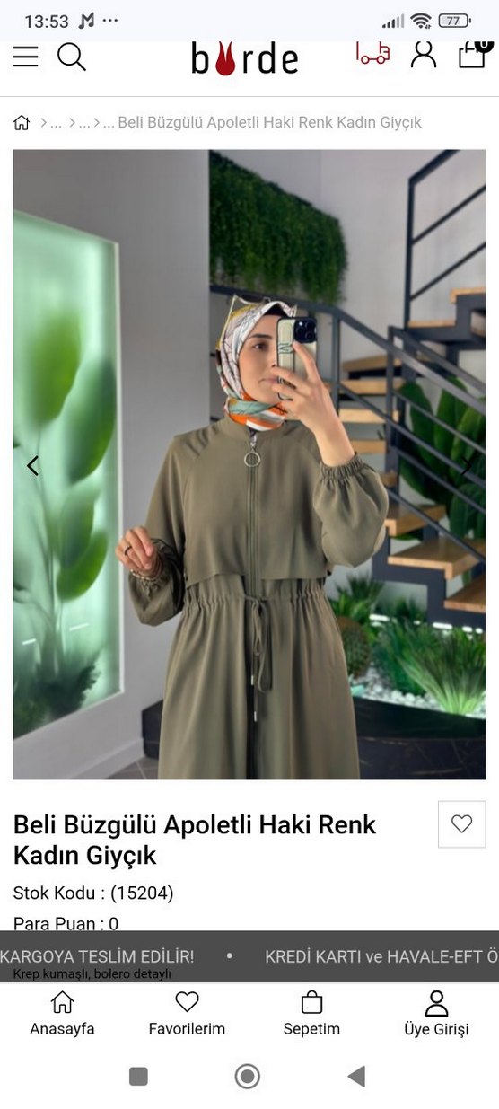 PUANE marka beli Büzgülü Apoletli Haki Kadın Trençkot - Görsel 3