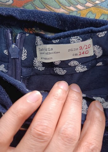 Kızlar İçin Kotlu Salaş Bluz ve Kemerli Şort - Görsel 3