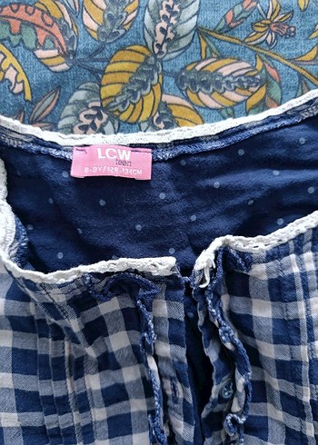 Kızlar İçin Kotlu Salaş Bluz ve Kemerli Şort - Görsel 4