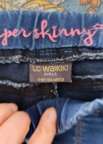 Mavi Bol Kesim Midi Kadın Kot Pantolon - Görsel 3