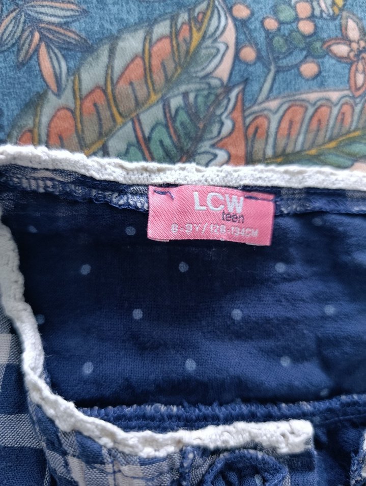 Mavi Bol Kesim Midi Kadın Kot Pantolon - Görsel 2