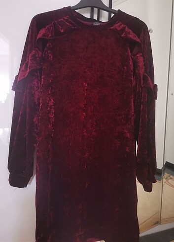 LA Splash Kadife burdo tunik