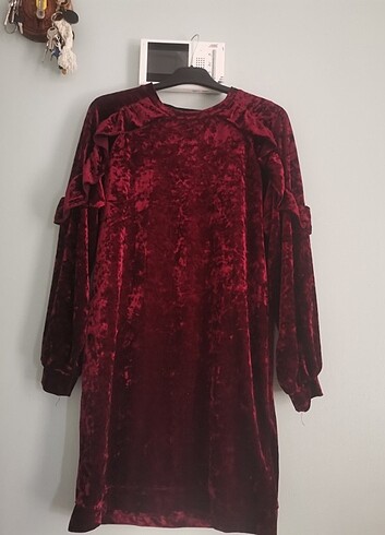 Kadife burdo tunik