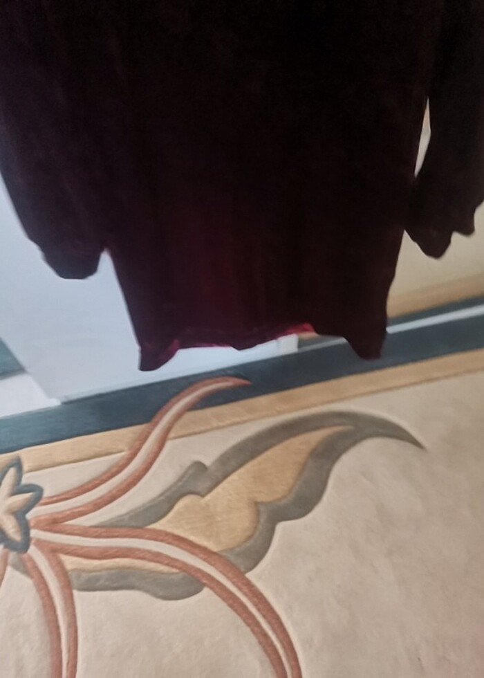 Kadife burdo tunik - Görsel 3