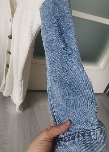 Diğer Kot detaylı hırka