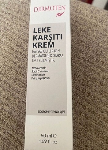 Beyazlatıcı leke ve iz kremi