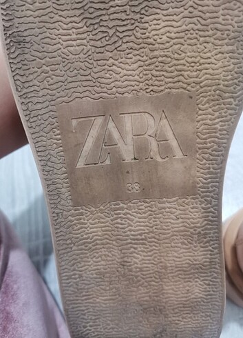 38 Beden ten rengi Renk Zara spor ayakkabı
