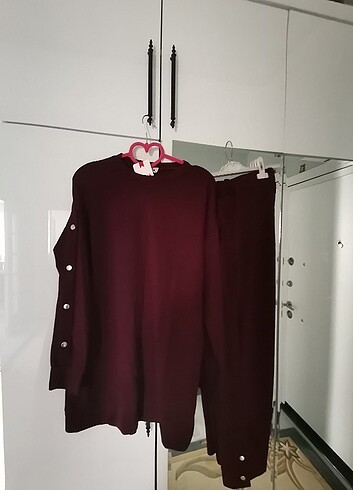 l Beden bordo Renk Oysho kumaş takım