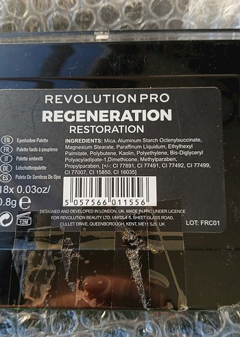 Beden Renk Revolution Pro Koyu Kırmızı Far Paleti