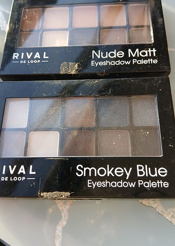 Diğer Rival De Loop Nude Matt ve Smokey Blue Göz Farı Paletleri