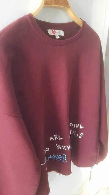 xl Beden Bordo sweat shirt