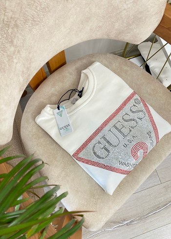 Baskılı Beyaz Kız Sweatshirt - Görsel 2