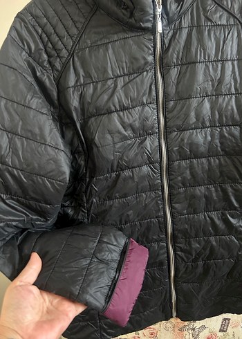 LC Waikiki Fermuarlı Siyah Kadın Midi Ceket