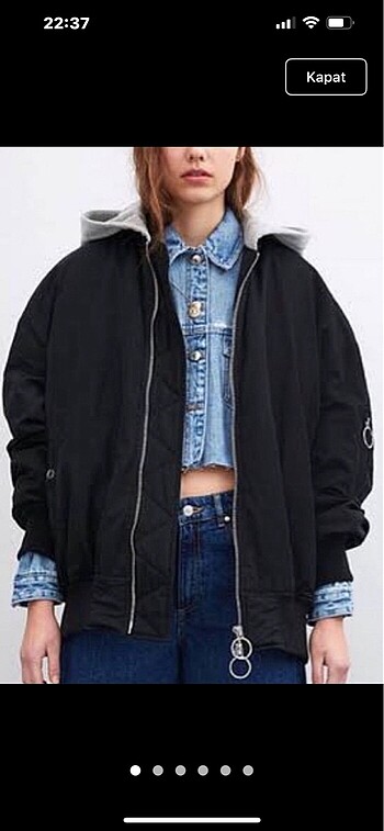 Zara oversize mont