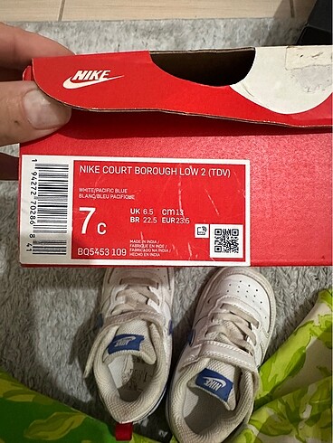 23 Beden Nike bebek