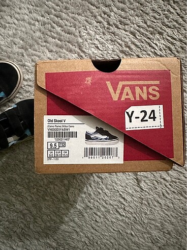 26 Beden lacivert Renk Vans çocuk