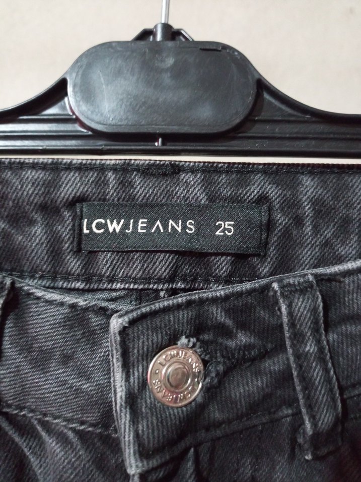 Gri Casual Salaş Kadın Denim Pantolon - Görsel 2