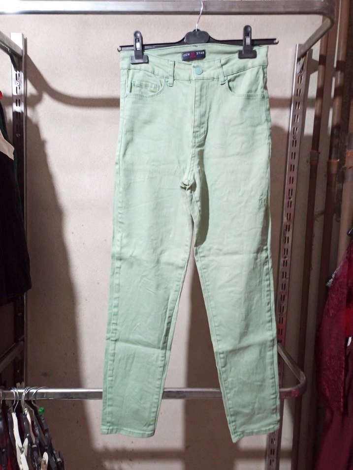 Yeşil Kadın Pantolon - Görsel 2