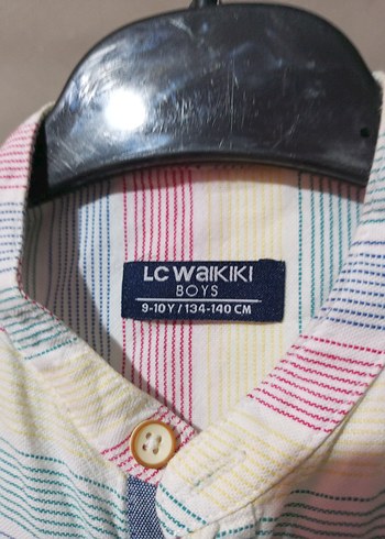 Çok Renkli Düğmeli Kısa Kollu Gömlek - Görsel 2