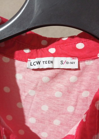 Puantiyeli Pembe Kolsuz Kız Elbisesi - Görsel 3