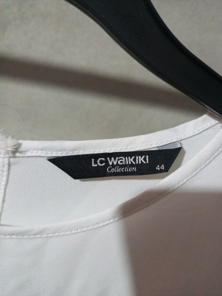 Beyaz Kolsuz Tunik - Görsel 2