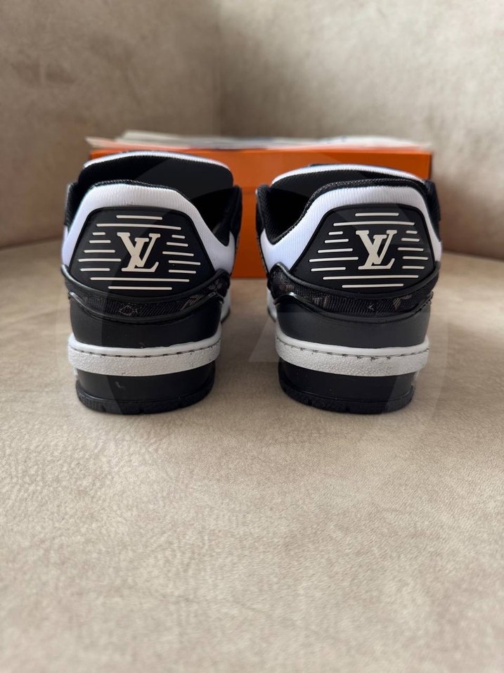 Beyaz Siyah Bağcıklı Erkek Spor Ayakkabı - Görsel 2