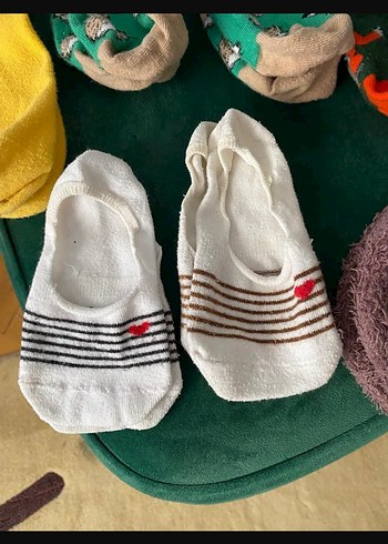 Çok Renkli Kız Çorap Seti - Görsel 3