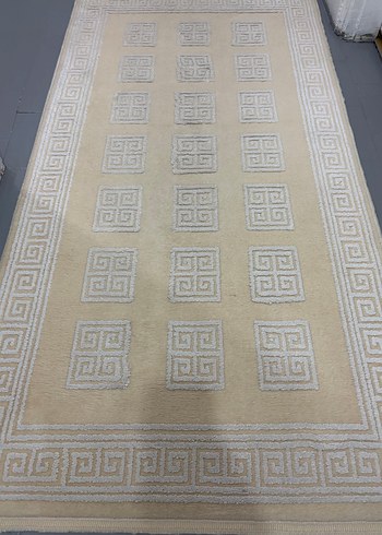 Bej Modern Klasik Desenli Halı - Görsel 3