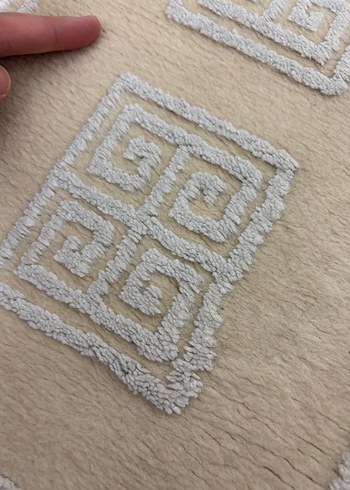 Bej Modern Klasik Desenli Halı - Görsel 6