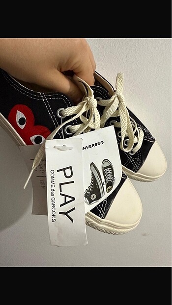 40 Beden siyah Renk Converse spor ayakkabı