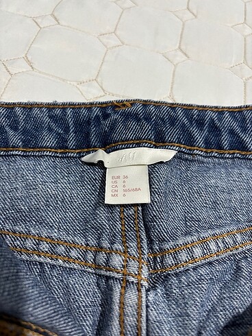 36 Beden H&M Kısa Kot Etek