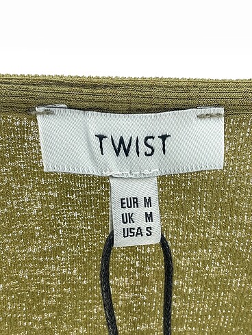 m Beden haki Renk Twist Bluz %70 İndirimli.