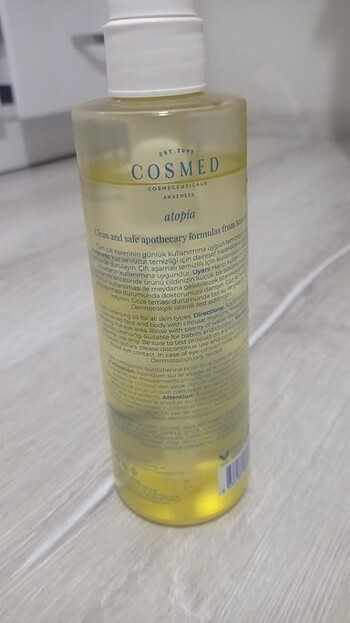 Cosmed Cosmed atopia cleansing oil 