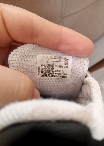 21 Beden beyaz Renk Adidas bubbles Beyaz Erkek Çocuk Spor Ayakkabı - Cırt Cırtlı