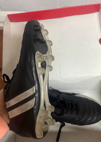 Siyah Erkek Futbol Ayakkabısı Bağcıklı - Görsel 3