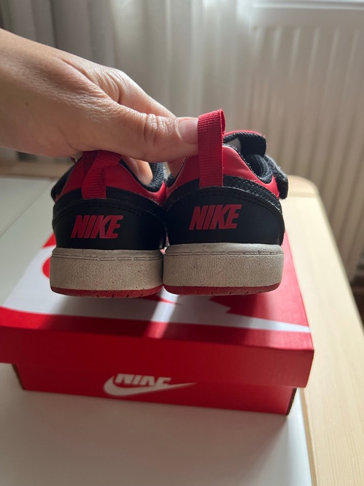 Nike Erkek Çocuk Kırmızı Siyah Spor Ayakkabı - Görsel 4