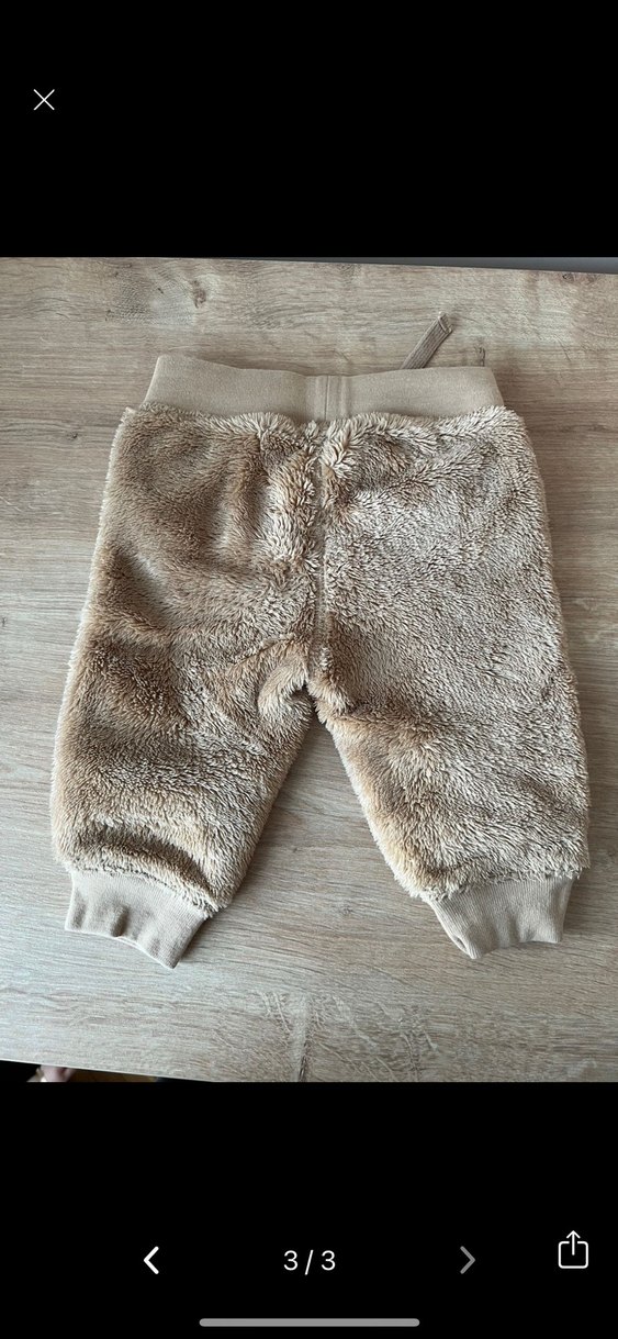 Erkek Çocuk Gri Peluş Rahat Pantolon - Görsel 3