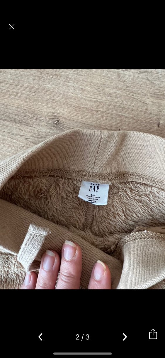 Erkek Çocuk Gri Peluş Rahat Pantolon - Görsel 5